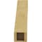 Ekena Millwork 5-inch W x 14-inch D x 18-inch H Westlake Rough Cedar Woodgrain TimberThane Knee Brace, Primed BRCUR05X14X18WTLRCPR - alternate 2